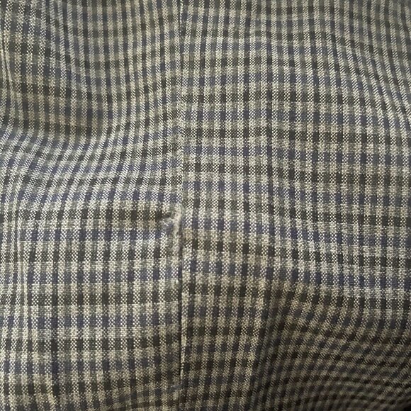 Theory Hartsdale SF Classic Check Grey Brown Multi Wool Pants Trouser Size 2 - Picture 3 of 10